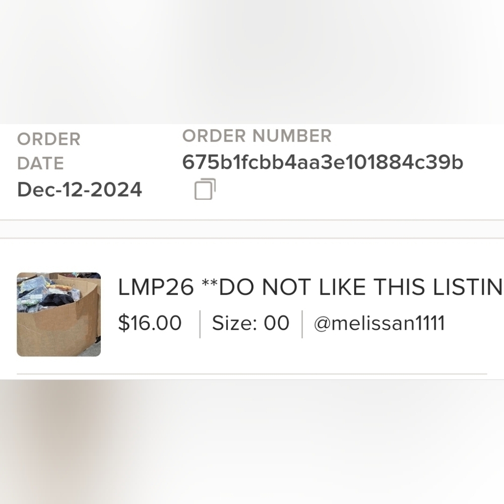 Just for melissan1111 $16